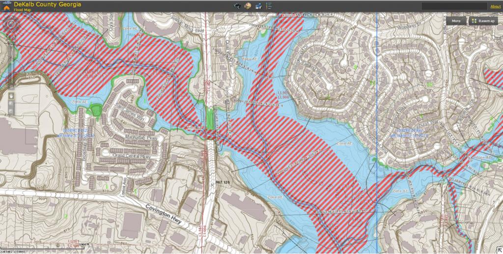 Flood Maps FIRM And FIS DeKalb County GA Flood Map.JPG